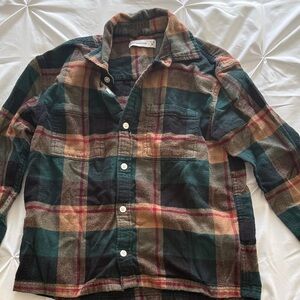 Abercrombie Kids Multicolor Plaid Button Down Shirt